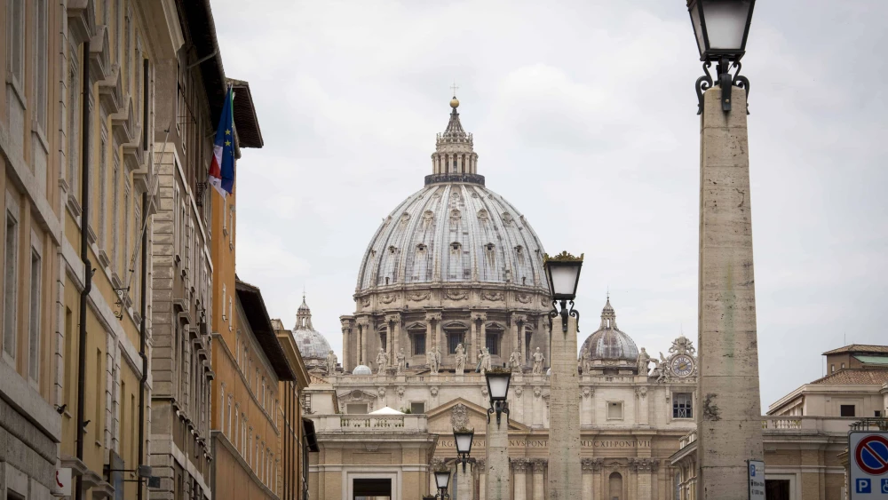 View of St. Peter's Basilica in Vatican City