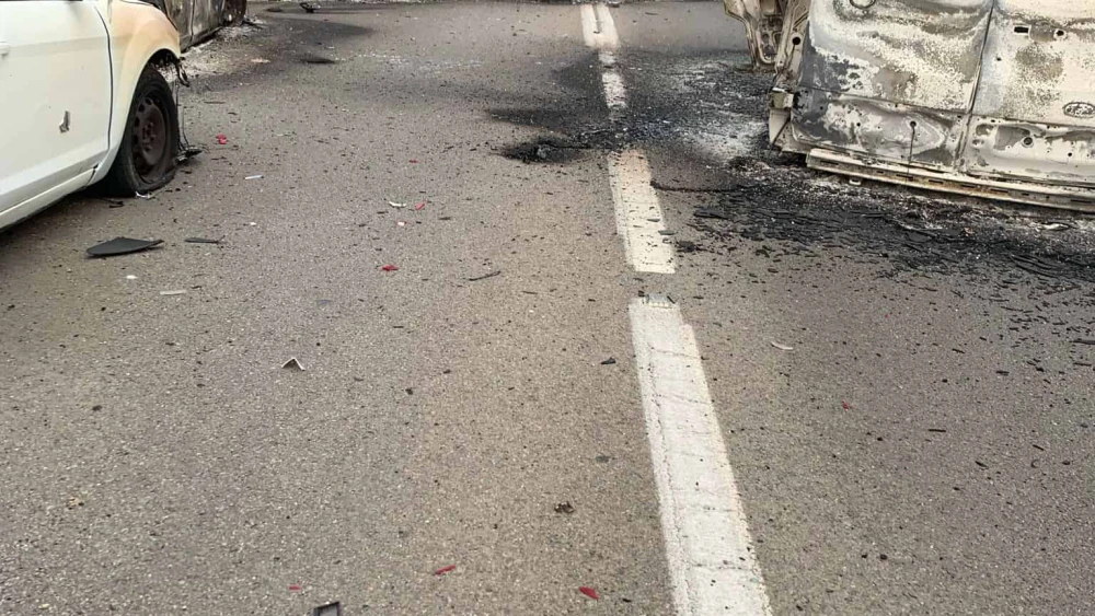 Policeman Remo Salman Alhuziyel and his comrades fought the terrorists here on Oct. 7. Photo by Remo Salman Alhuziyel.