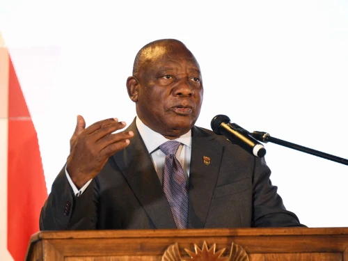 South African President Cyril Ramaphosa