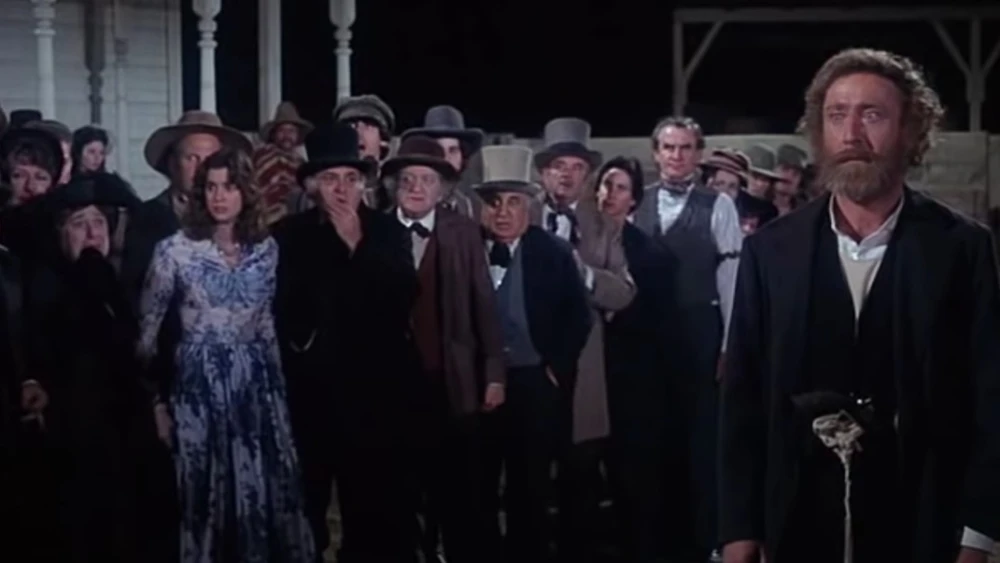 Gene Wilder plays a rabbi in The Frisco Kid. Source: Screenshot.