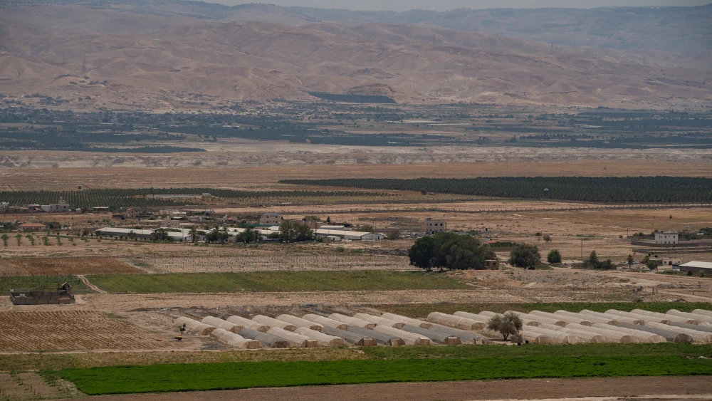 View of the Jordan valley on June 17, 2020. Photo by Yaniv Nadav/Flash90.