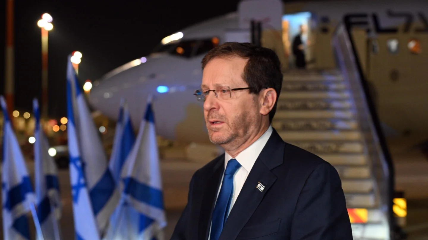 Herzog in Belgium ahead of Holocaust remembrance address