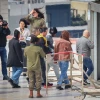 An Israel Defense Forces helicopter carrying released hostage Avera Mengistu arrives at Tel Aviv Sourasky Medical Center's Ichilov Hospital, Feb. 22, 2025. Photo by Yossi Zamir/Flash90.