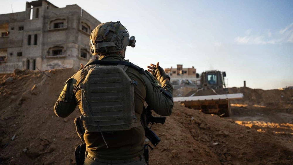 Israeli troops operating in the Hamas-ruled Gaza Strip, Dec. 20, 2023. Credit: IDF.