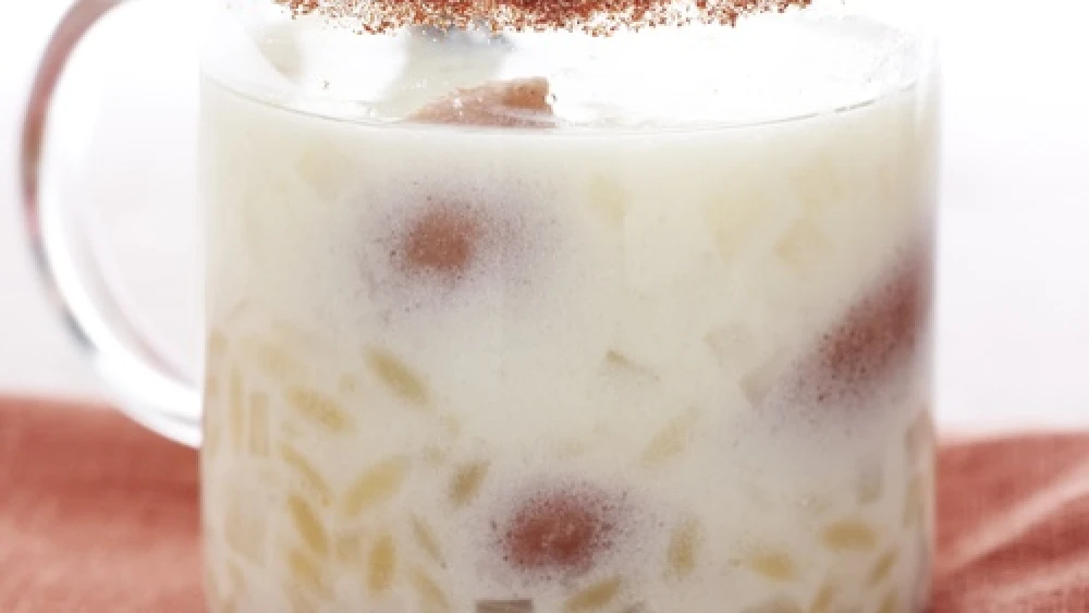 A cup of Poppy’s sour-cream potato soup. Credit: "JOY OF KOSHER: Fast, Fresh Family Recipes by Jamie Geller."