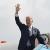 Former U.S. Vice President Joe Biden departing Israel following a 2016 visit. Credit: Matty Stern/U.S. Embassy of Tel Aviv.