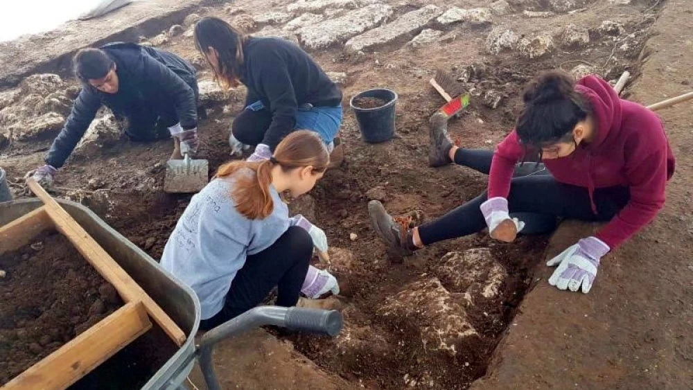 Volunteers from the United States will have the opportunity to participate in an archaeological dig in Israel as part of a pilot program that begins in November 2018. Credit: Israel Antiquities Authority.