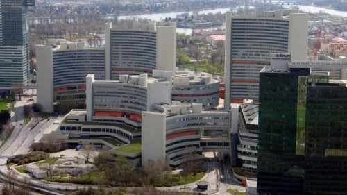 IAEA headquarters in Vienna, Austria. Credit: Wikimedia Commons.