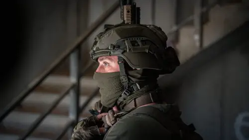 Israeli Border Police and IDF forces arrested a wanted suspect in the Bethlehem-area village of Al-Khader overnight on Aug. 12, 2025, on suspicion of involvement in terror activity against security forces. Credit: Israel Police.