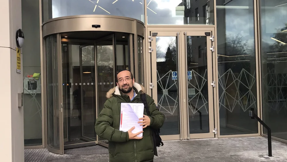 Yosef David has filed papers to challenge British Labour Party leader Jeremy Corbyn in the United Kingdom’s general elections on Dec. 12, 2019. Source: Twitter.