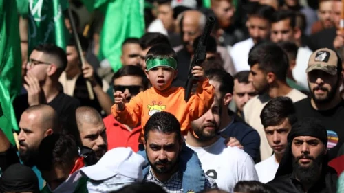 Pro-Hamas March West Bank