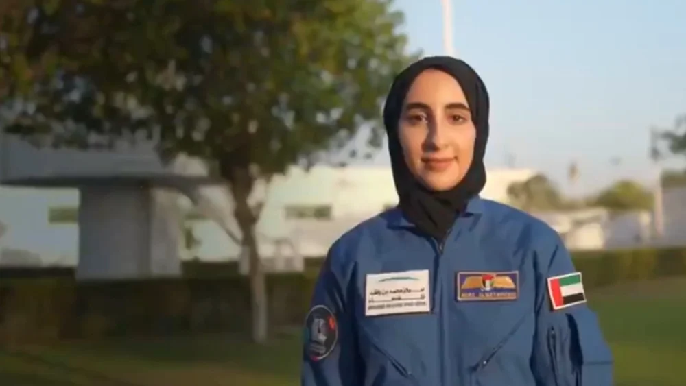 Noura Al-Matroushi. Source: MBR Space Centre via Twitter.