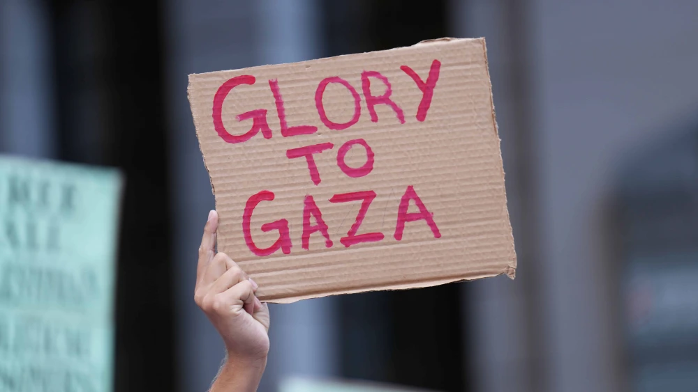 Glory to Gaza Sign, Free Speech