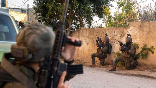 Israeli security forces conduct counterterror operations in Judea and Samaria, March 14, 2023. Credit: IDF.