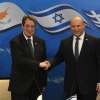Israeli Prime Minister Naftali Bennett meets with Cypriot President Nicos Anastasiades in Jerusalem on Dec. 7, 2021, ahead of an Israel-Greece-Cyprus trilateral summit. Credit: Amos Ben-Gershom/GPO.