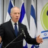 Minister of Education Yoav Galant holds a press conference at the education ministry in Tel Aviv on August 6, 2020. Photo by Avshalom Sassoni/Flash90.