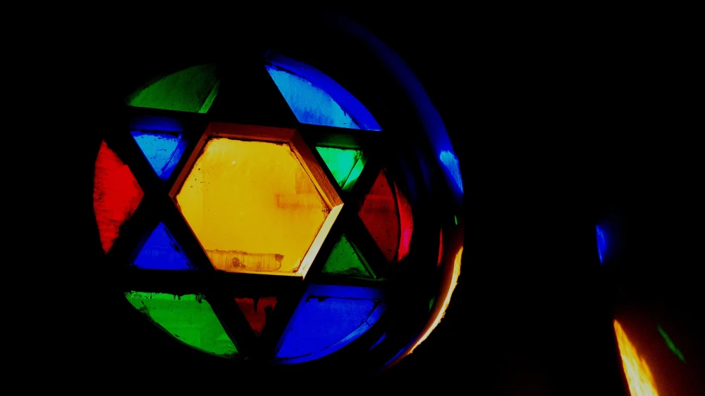 Star of David, Stained Glass