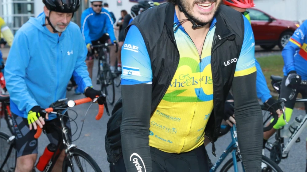 Saul Shamash on the 2019 Wheels of Love ride in Israel