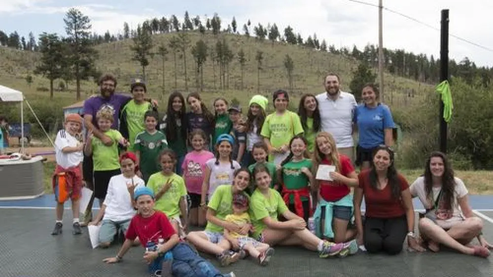 Mexican Jewish campers at Colorado's Ramah in the Rockies. Credit: Mexico City's Congregation Bet El.