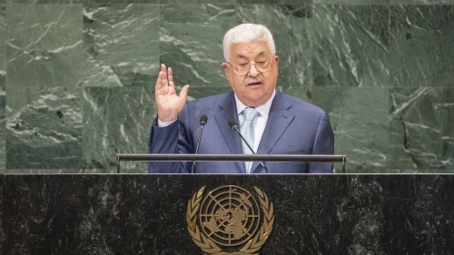 Palestinian Authority leader Mahmoud Abbas addresses the U.N. General Assembly, Sept. 27, 2018. Photo by Cia Pak/U.N. Photo.