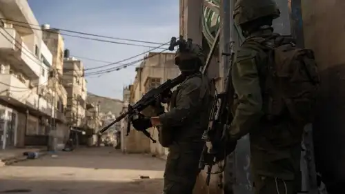 Israeli soldiers operate in Judea and Samaria, March 27, 2025. Credit: IDF.
