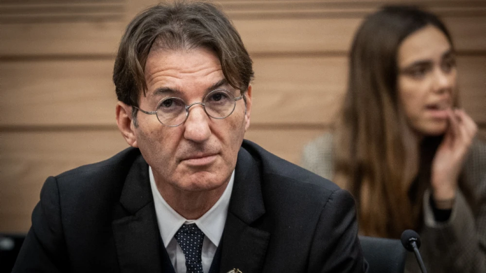 MK Boaz Bismuth attends a Knesset Arrangements Committee meeting, Dec. 13, 2022. Photo by Yonatan Sindel/Flash90.