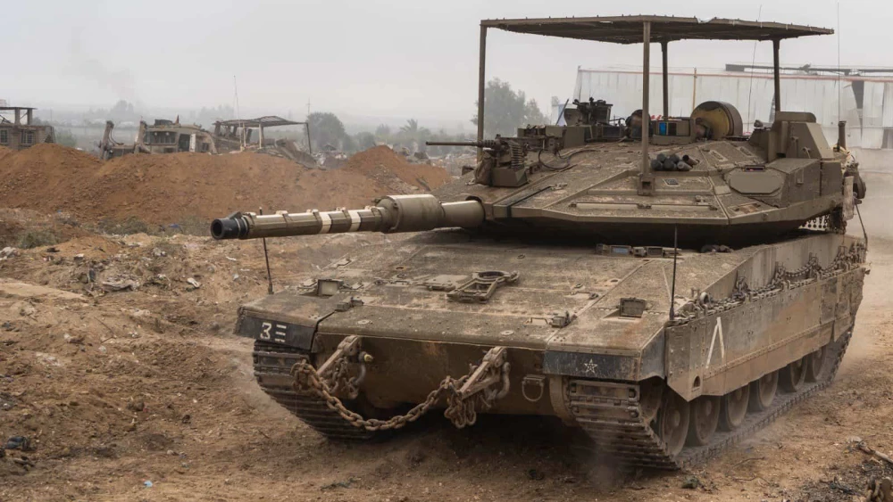 Israeli troops operating in the Hamas-ruled Gaza Strip, Dec. 8, 2023. Credit: IDF.