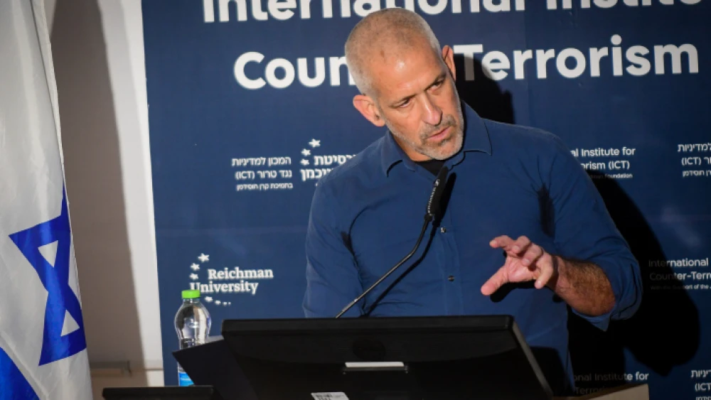 Ronen Bar, then-head of the Israel Security Agency, addresses a conference at Reichman University in Herzliya, Sept. 11, 2022. Photo by Avshalom Sassoni/Flash90.
