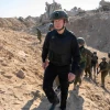 Israeli Defense Minister Yoav Gallant during a visit to the Gaza-Egypt border on Aug. 21, 2024. Photo by Ariel Hermoni.