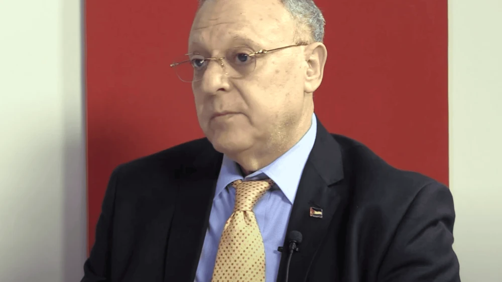 Bishara Bahbah in a January 2024 interview. Photo by Medyascope TV via Wikimedia Commons.