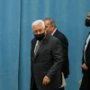 Palestinian Authority leader Mahmoud Abbas speaks during a meeting of the Palestinian leadership in Ramallah on May 7, 2020. Photo by Flash90.