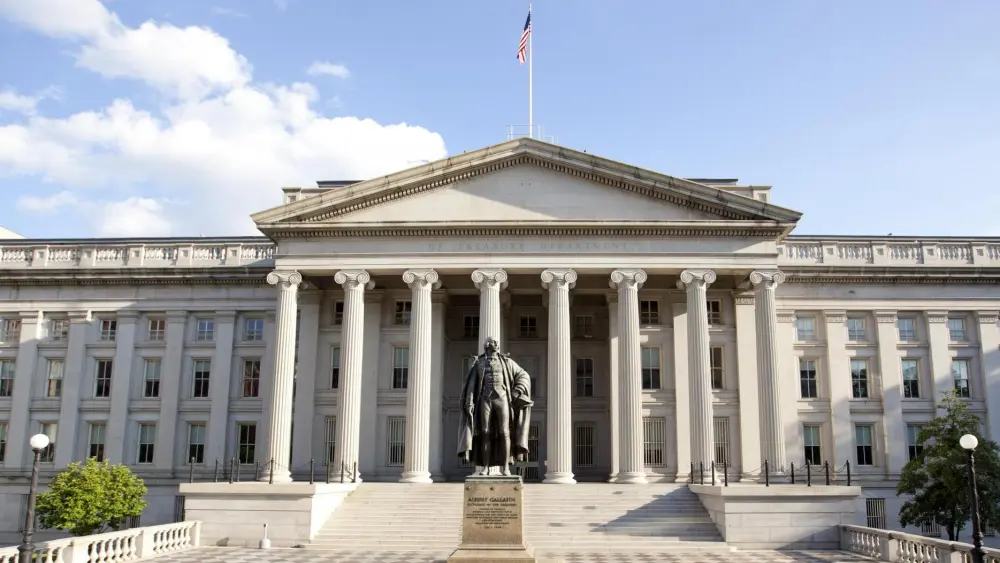 U.S. Department of the Treasury headquarters in Washington, D.C. Credit: Wikimedia Commons.