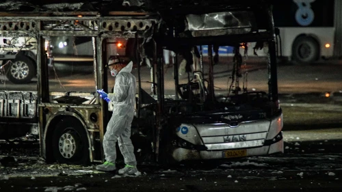 Bus explosion Bat Yam