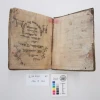 Before treatment by the National Archives and Records Administration, a Passover haggadah from 1902 recovered from the Mukhabarat, Saddam Hussein’s Intelligence Headquarters. The haggadah is part of what has become known as the Iraqi Jewish Archive. Credit: National Archives and Records Administration