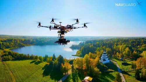 Asio has developed a system called NavGuard to provide drones with their own ability to process video feeds from on-board cameras, analyze their surroundings and convert that information into precise location information. Credit: Courtesy.