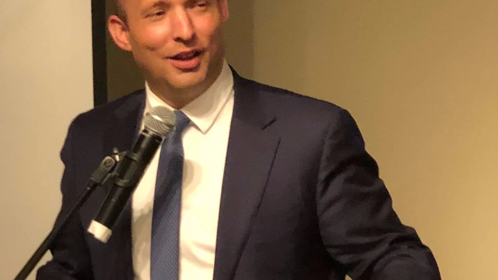 Israeli Education Minister and Jewish Home Party Naftali Bennett at an event at the Sixth & I Historic Synagogue in Washington, D.C. Credit: Alex Traiman.