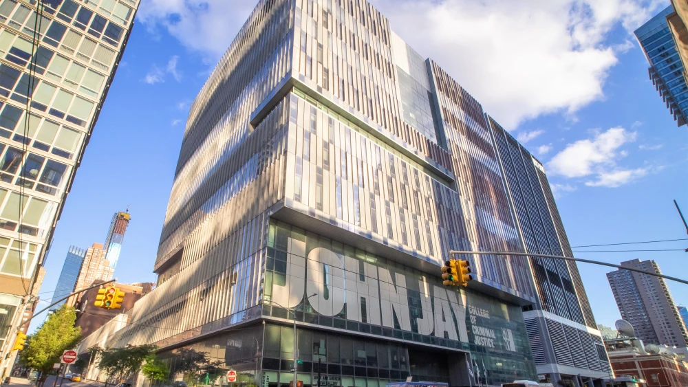 John Jay College of Criminal Justice in New York City. Credit: Ajay Suresh via Wikimedia Commons.