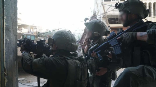 Israeli forces during Gaza ground operations, Jan. 9, 2024. Credit: IDF.