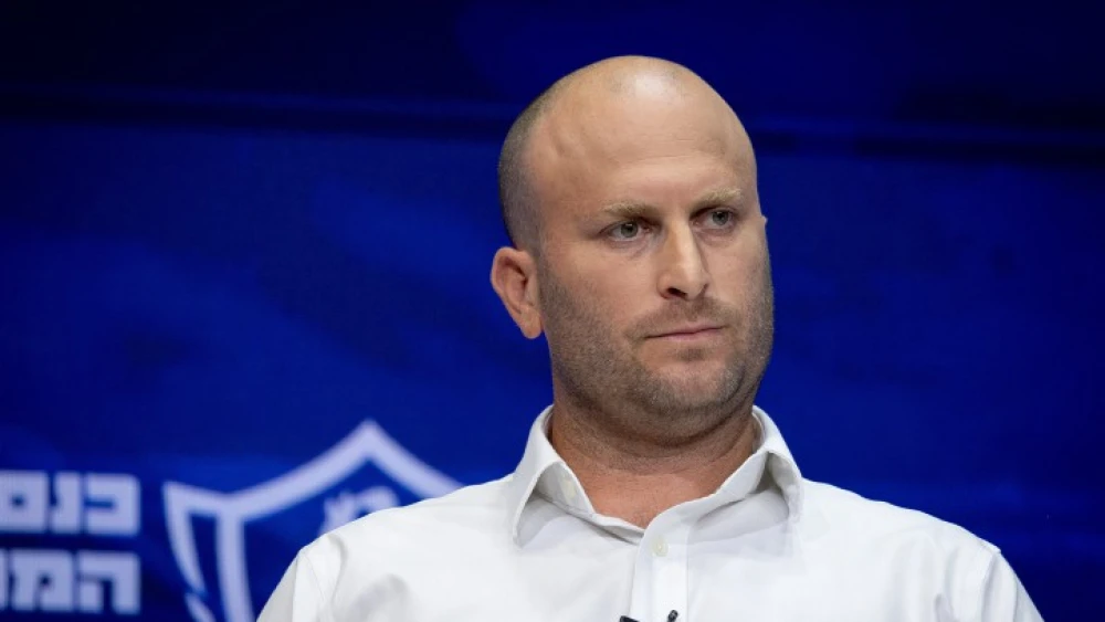 MK Yitzhak Kroizer of the Otzma Yehudit Party in Jerusalem, Sept. 6, 2023. Photo by Yonatan Sindel/Flash90.
