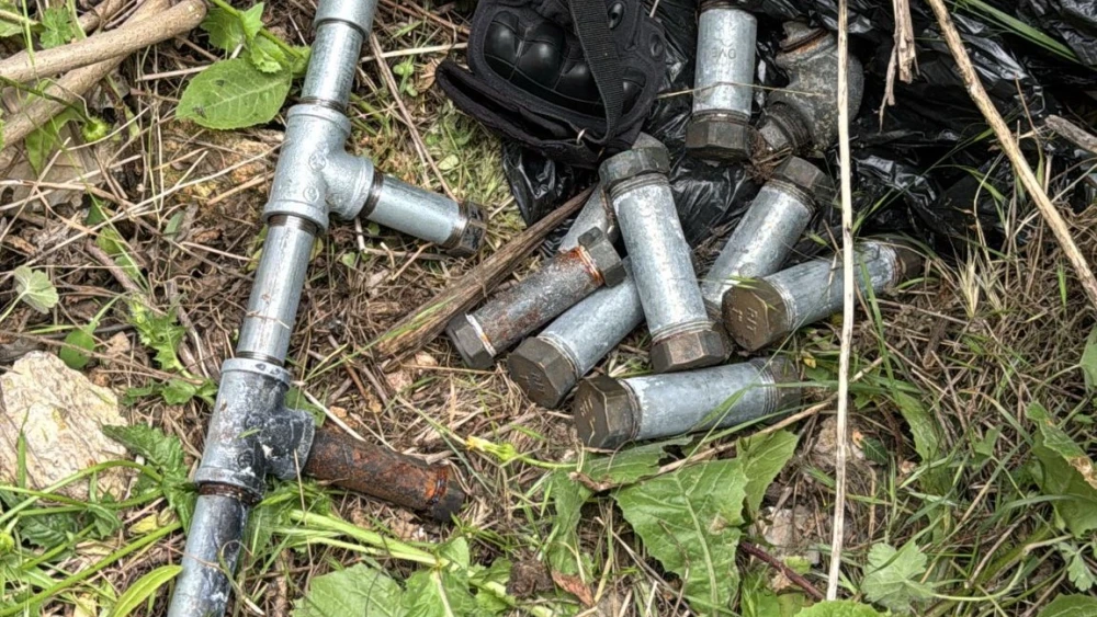 Explosive devices discovered by Israeli forces inside a Palestinian school in Beit Ummar, Judea, April 19, 2026. Credit: Israel Defense Forces' Spokesperson's Unit.