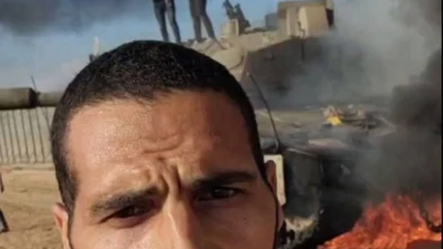 Hassan Abdel Fattah Mohammed Aslih during the Oct. 7, 2023 massacre. Credit: IDF Spokesperson's Office.