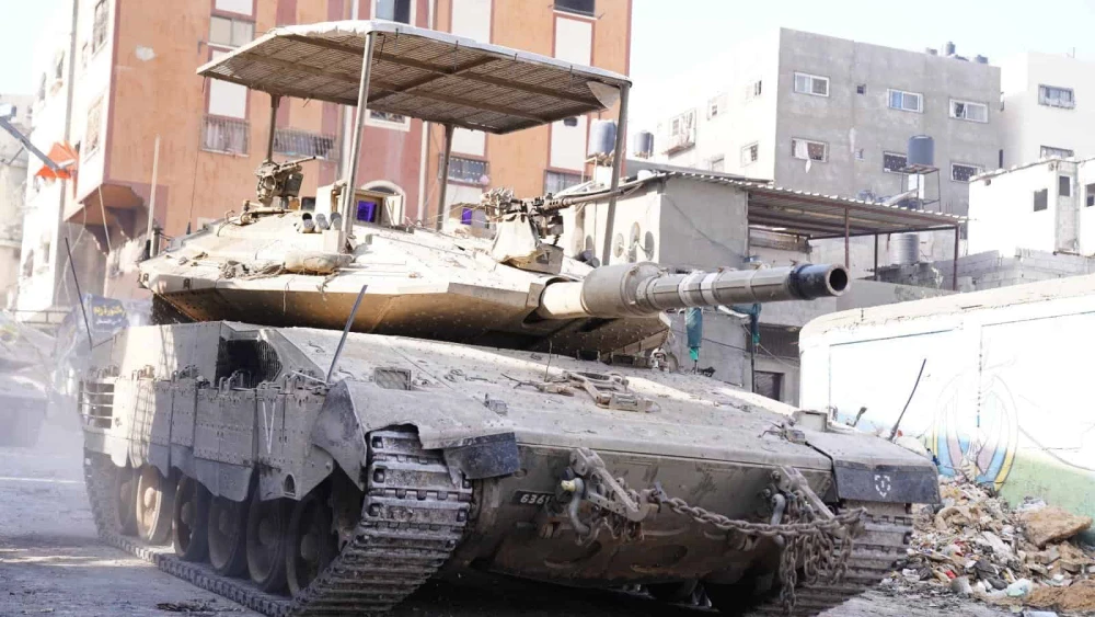 Israeli troops operating in the Hamas-ruled Gaza Strip, Dec. 18, 2023. Credit: IDF.