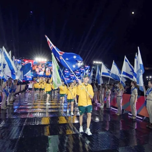The opening ceremony of the 2017 Maccabiah. Photo courtesy of Maccabiah.