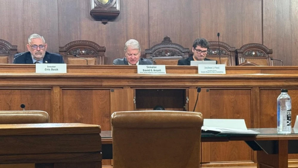 Pennsylvania lawmakers conduct antisemitism hearing. Sept. 30, 2026. Credit: Steve Rosenberg.