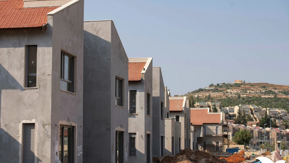 Housing construction in Judea and Samaria. Photo by Sraya Diamant/TPS.
