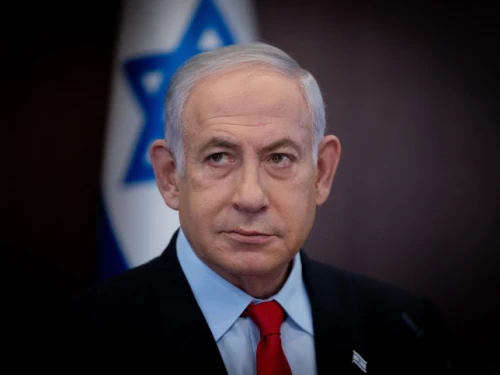 Prime Minister Benjamin Netanyahu leads a Cabinet meeting in Jerusalem, Sept. 27, 2023. Photo by Chaim Goldberg/Flash90.