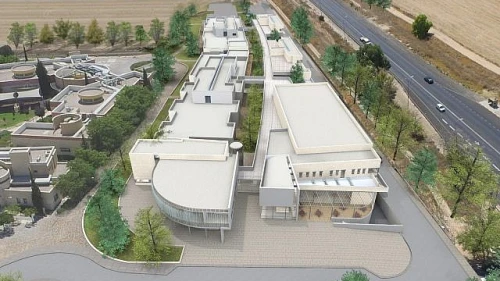 Artist's renderings of the ALEH Negev-Nahalat Eran Neuro-Orthopedic Rehabilitative Hospital. Credit: Courtesy.