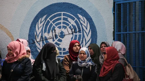 UNRWA Protest Cuts