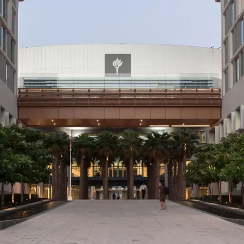 New York University's campus in Abu Dhabi. Credit: NYU Abu Dhabi.