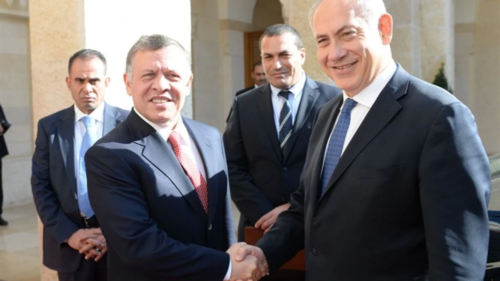 Jordan’s King Abdullah meets with Israeli Prime Minister Benjamin Netanyahu in 2014. Photo by Kobi Gideon/GPO.